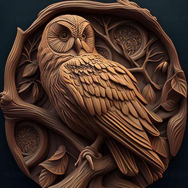 3D model owl (STL)